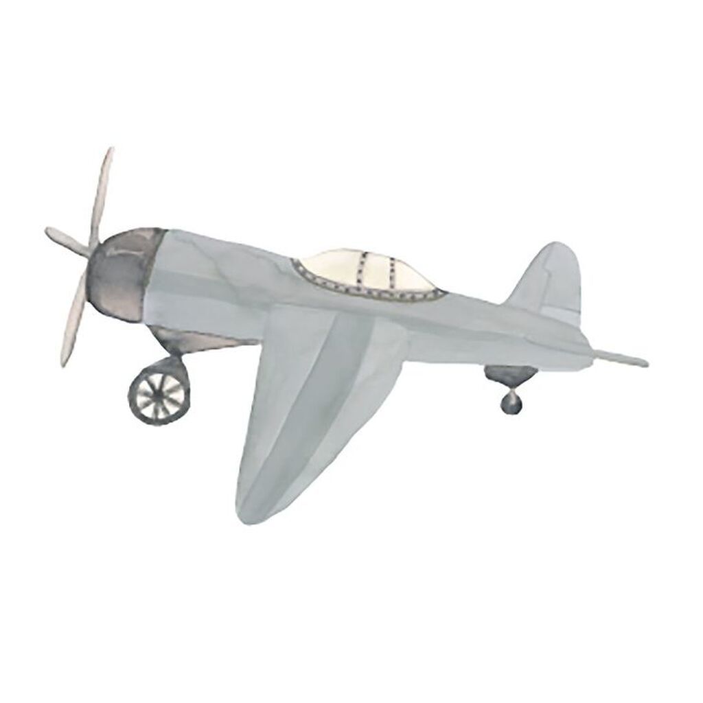 That's Mine Wallsticker - Retro Flyvemaskine