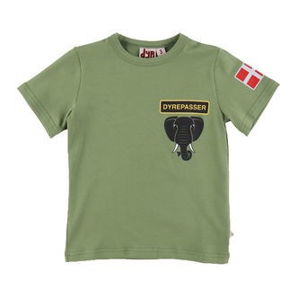 DYR-Cph T-Shirt - Dyrepasser - Sage Elefant