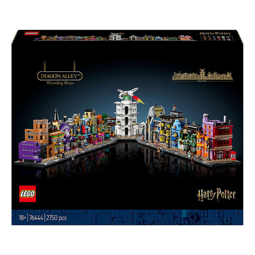 LEGOÂ® Harry Potter - Diagonalstrædes Butikker 76444 - 2750 Dele