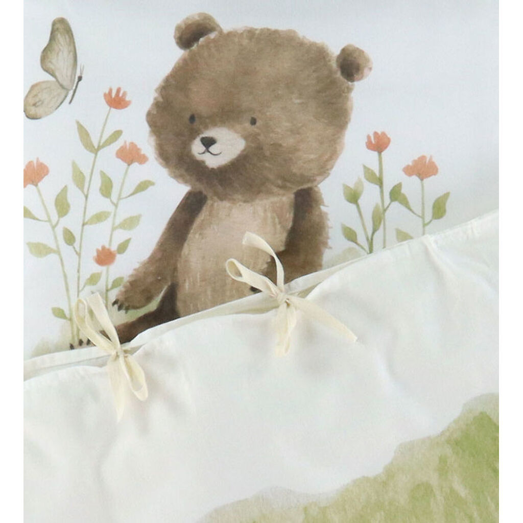 Nørgaard Madsens Sengetøj - Baby - Hvid m. Bambi