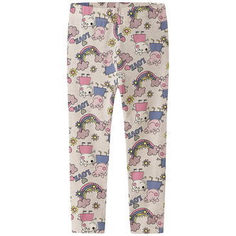 Name It Leggings - NmfDarsy - Gurli Gris - Peyote Melange