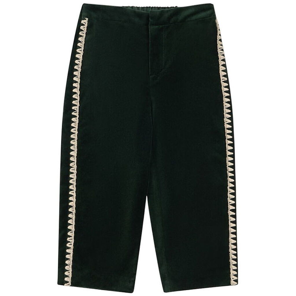 Konges Sløjd Velourbukser - Rocky - Dark Green