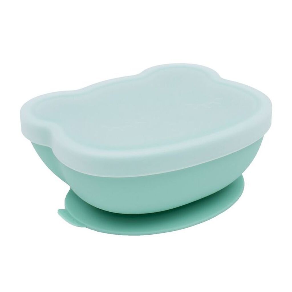 We Might Be Tiny Skål m. Sugekop - Silikone - Mint