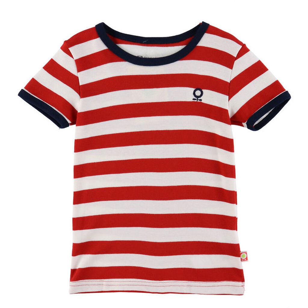 Katvig T-shirt - Rød/Hvid Stribet