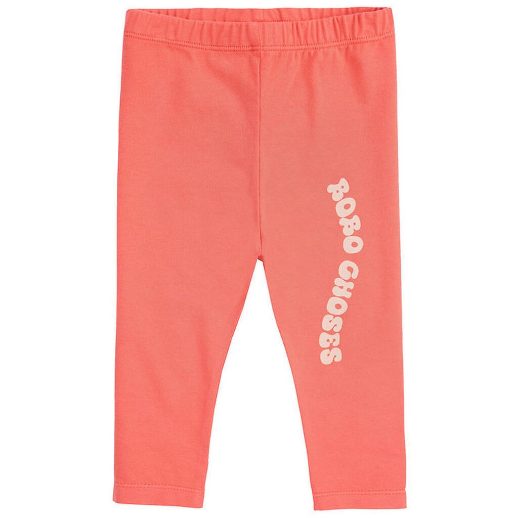 Bobo Choses Leggings - Wavy - Coral Pink