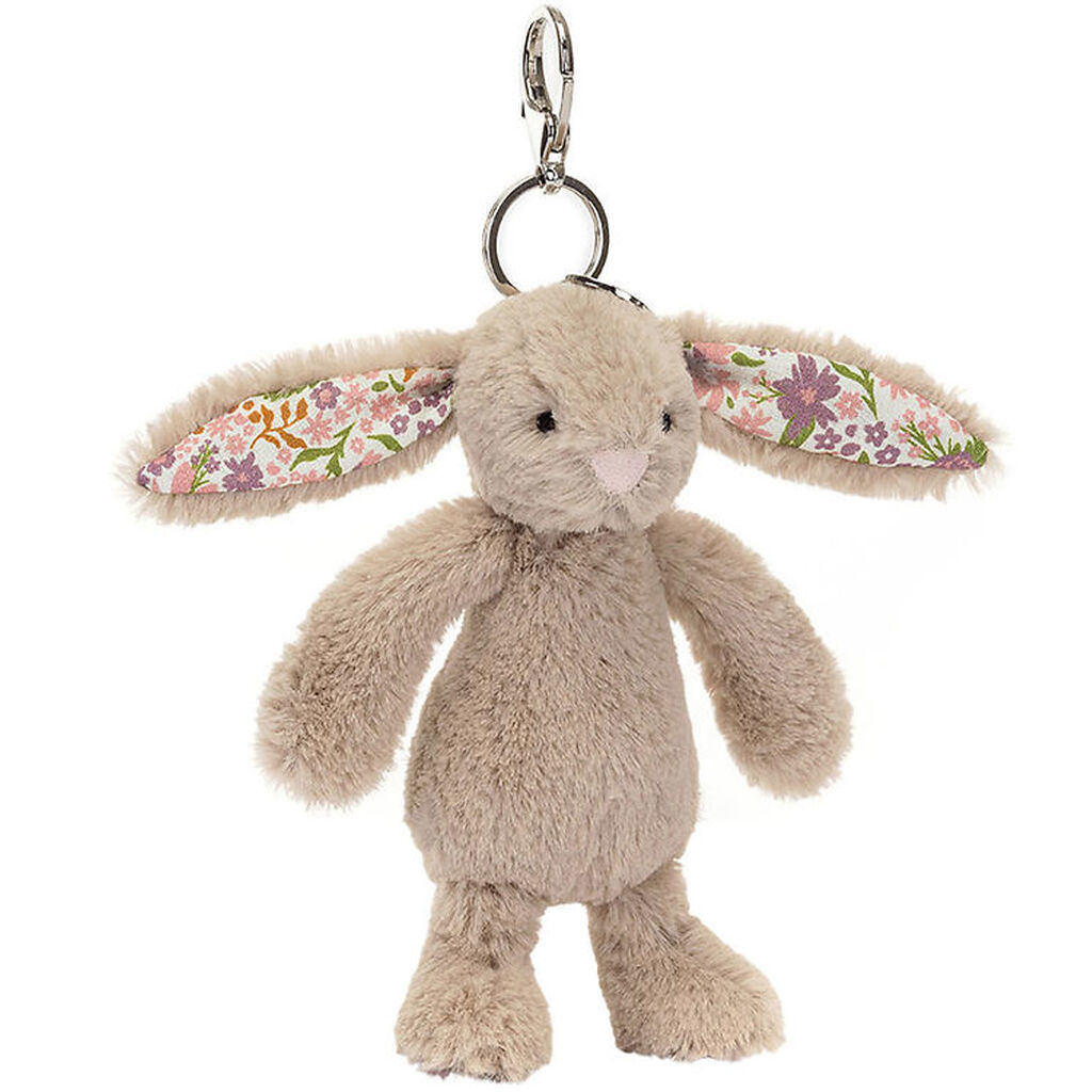 Jellycat Nøglering - 18x5 cm - Blossom Beige Bunny 'Petal'