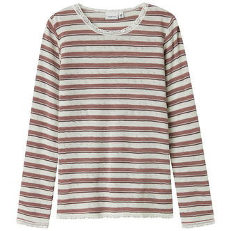 Name It Bluse - Uld - NkfWang - Antler/Snow white