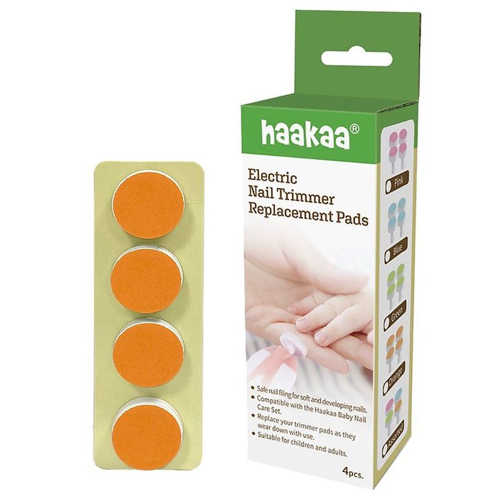 Haakaa Slibepude Refill - 4-pak - 12 måneder+ - Orange