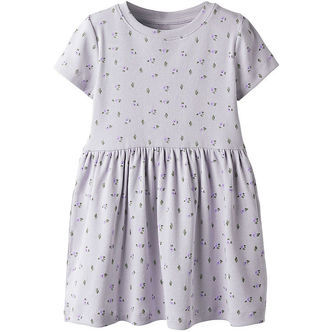 Name It Kjole - Rib - NmfHofie - Misty Lilac