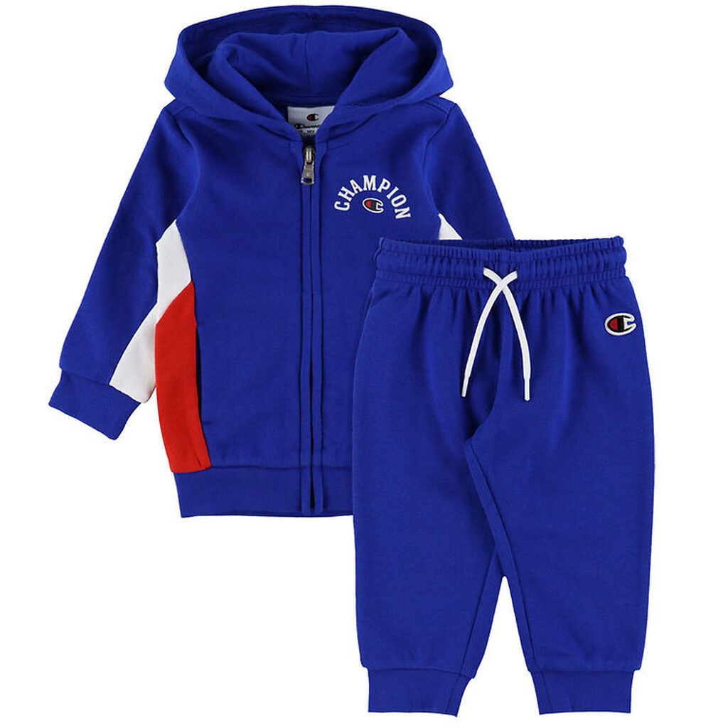 Champion Sweatsæt - Full Zip - Blå