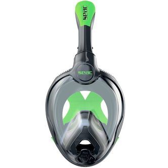 Seac Snorkelmaske - Unica Junior - Sort/Lime