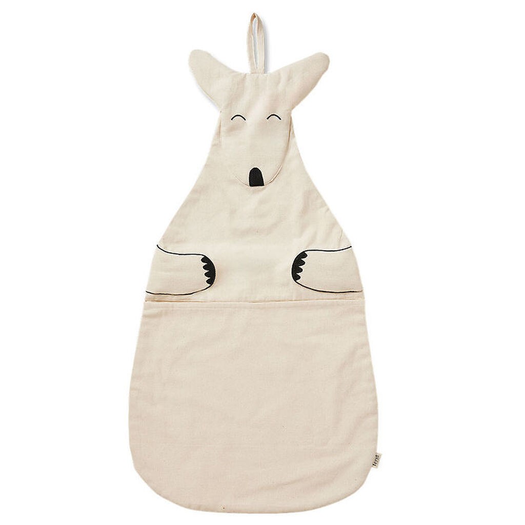 Ferm Living Vægophæng - Kangaroo - 78x42 cm - Undyed