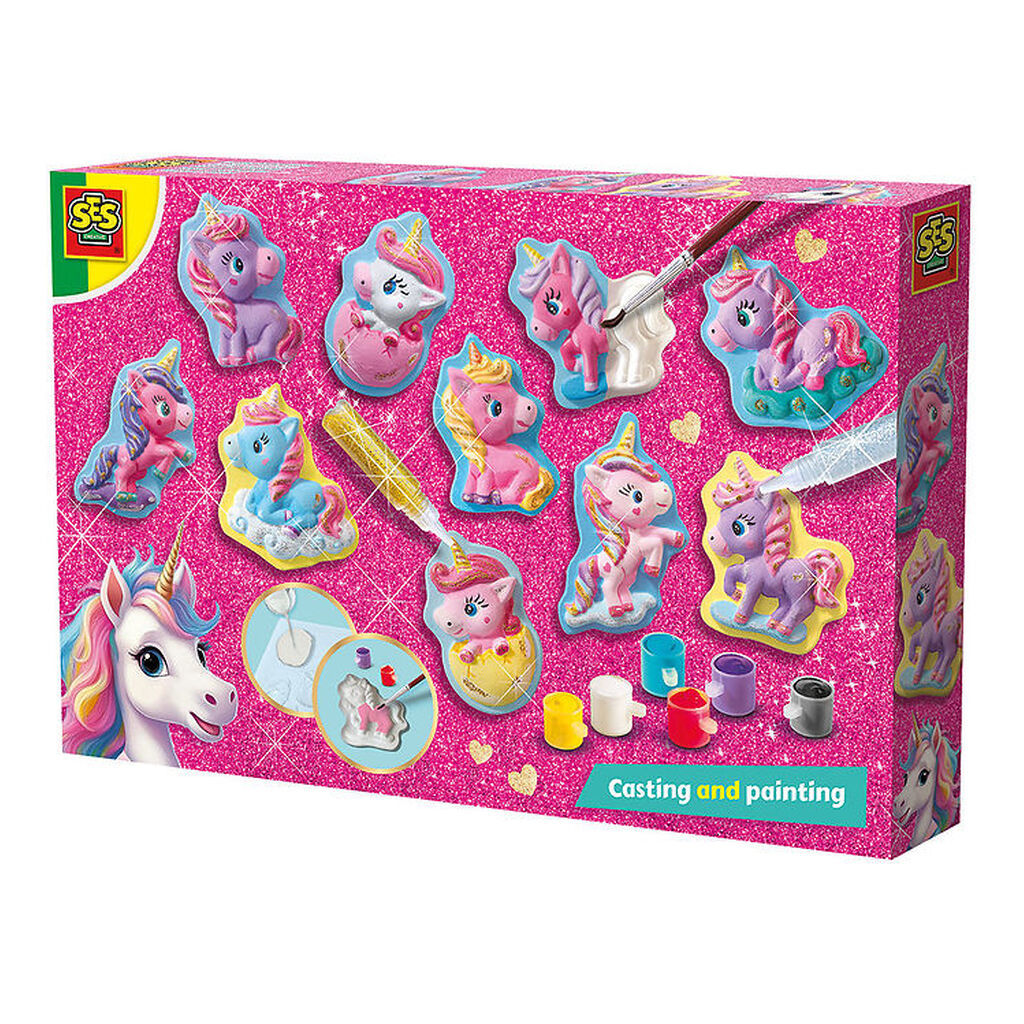 SES Creative Støb & Mal - Enhjørning Babyer