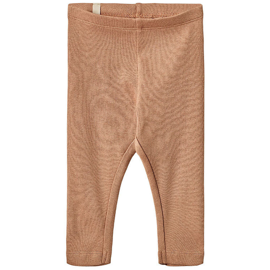 Wheat leggings - Rib - Maddy - Berry Dust