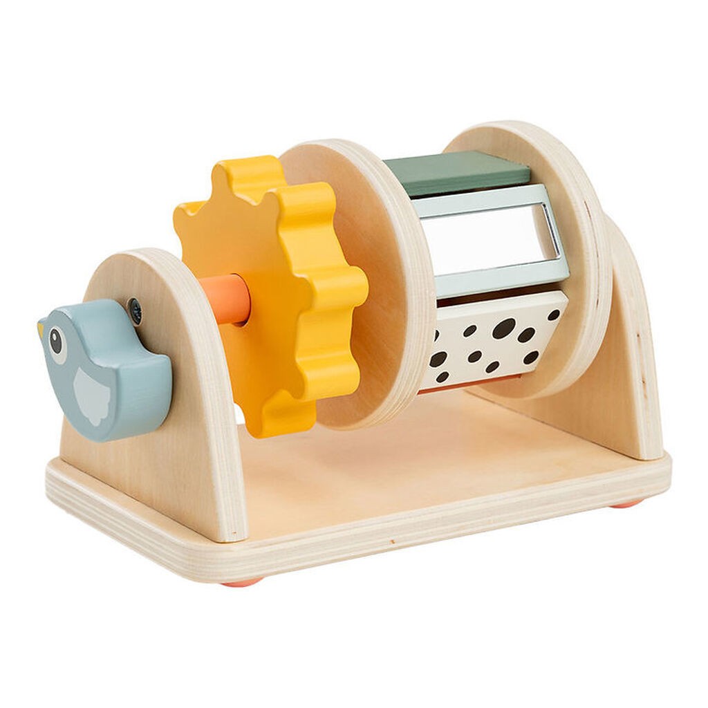 Done by Deer Aktivitetslegetøj - Spinner - Birdee Farvemix