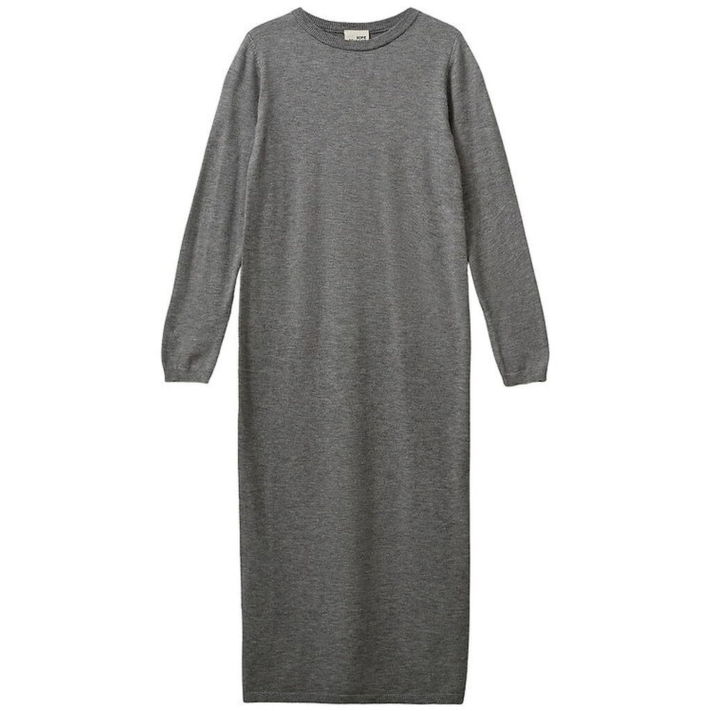 Sofie Schnoor Kjole - Uld - Strik - Korysy - Gråmeleret