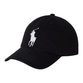 Polo Ralph Lauren Kasket - Sort m. Hvid