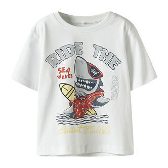 Name It T-shirt - NmmVanyo - Bright White/Ride