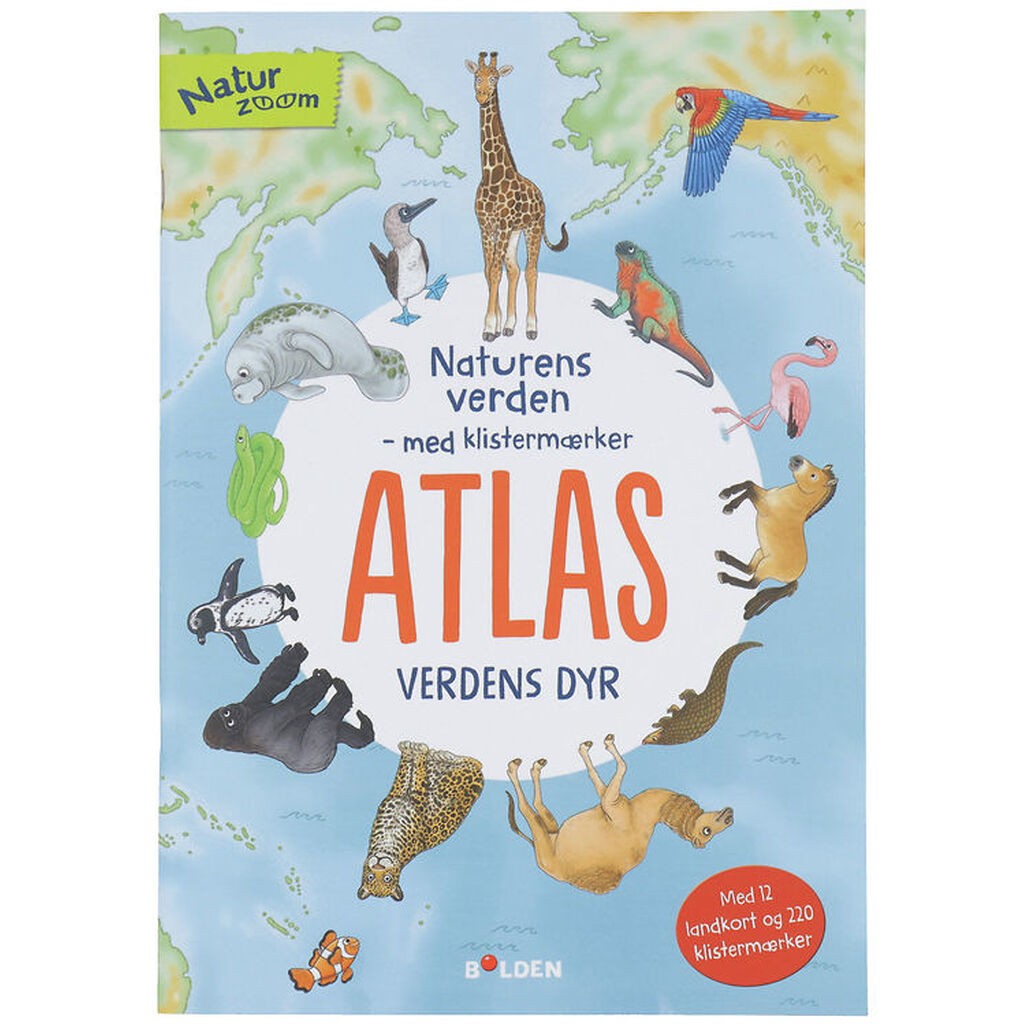 Forlaget Bolden Aktivitetsbog m. Klistermærker - Naturens Verden