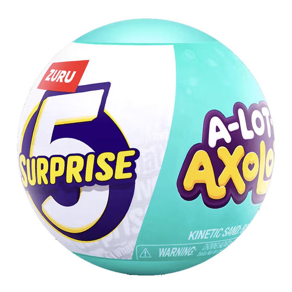 5 Surprise Kugle m. Overraskelse - Serie 1 - A-Lot-A Axolotls
