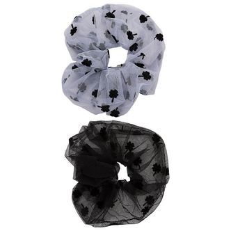 Little Pieces Scrunchies - LpJeppa - 2-pak - Purple Heather/Blac