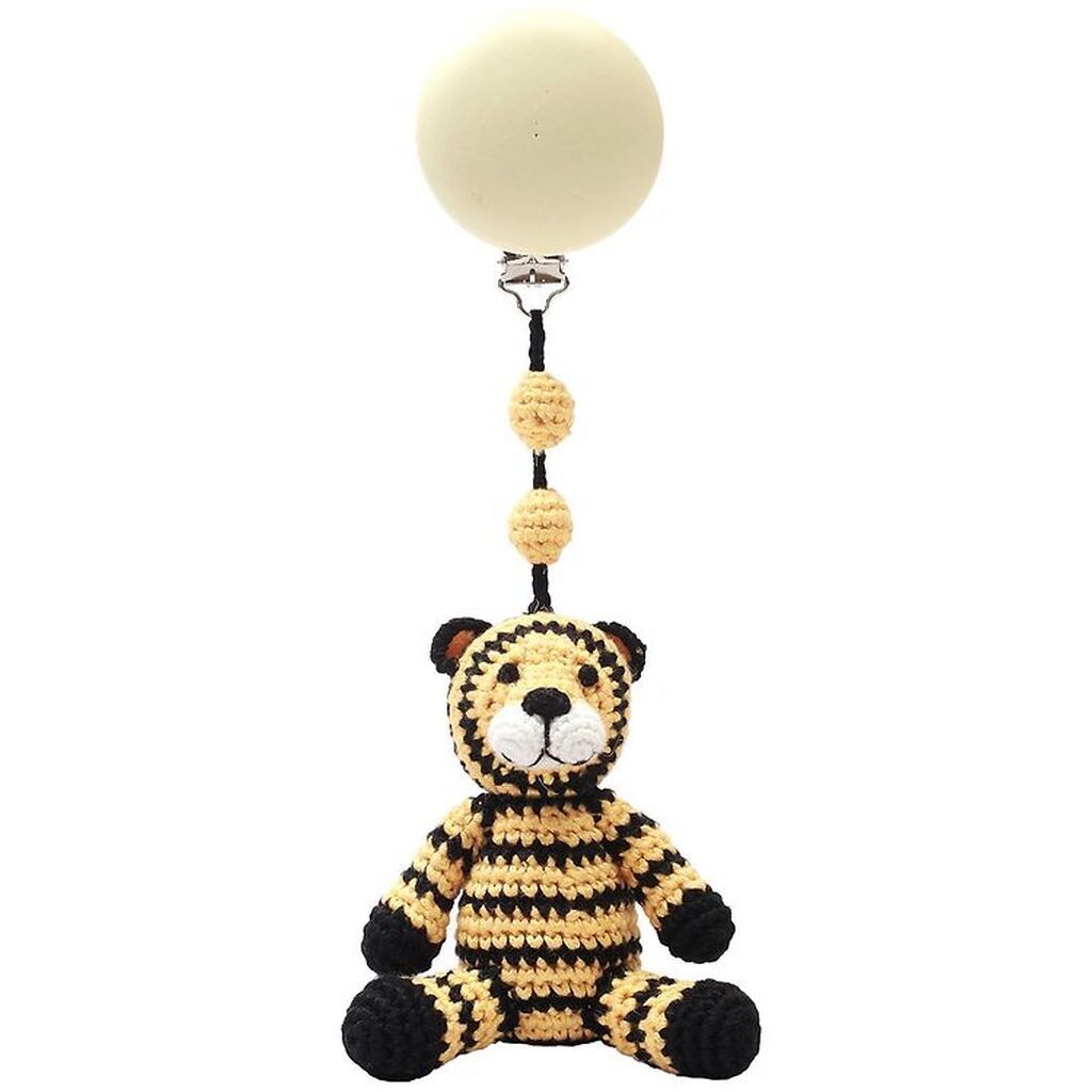 NatureZoo Barnevognsophæng - Hr. Tiger - Gul/Sort