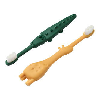 Liewood Børnetandbørster - Fabio - 2-pak - Yellow Mellow/Garden