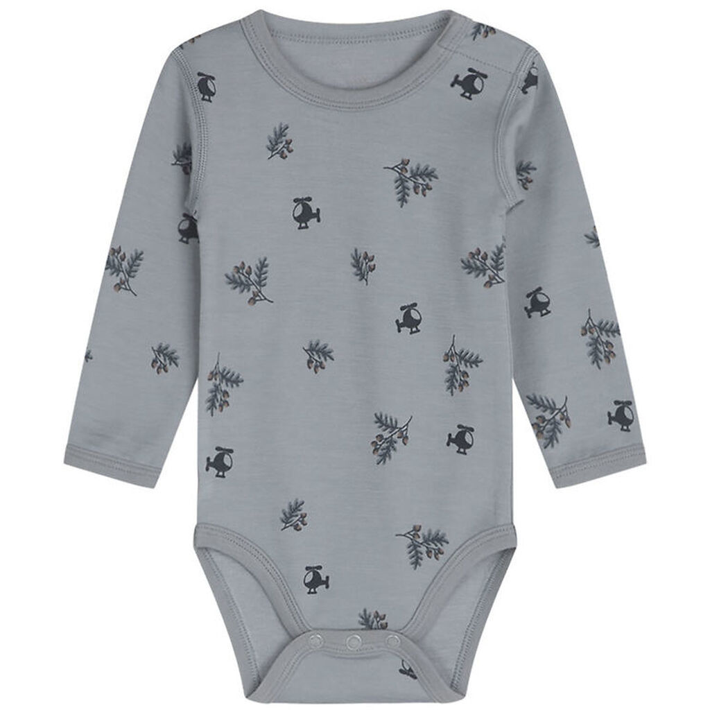 Hust and Claire Body l/æ - Uld/Bambus - Baloo-HC - Blue Wind