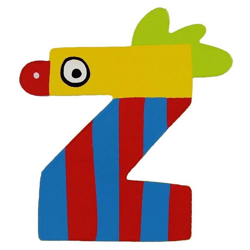 Petit Jour Paris Crazy Bird Bogstav - Z - Gul