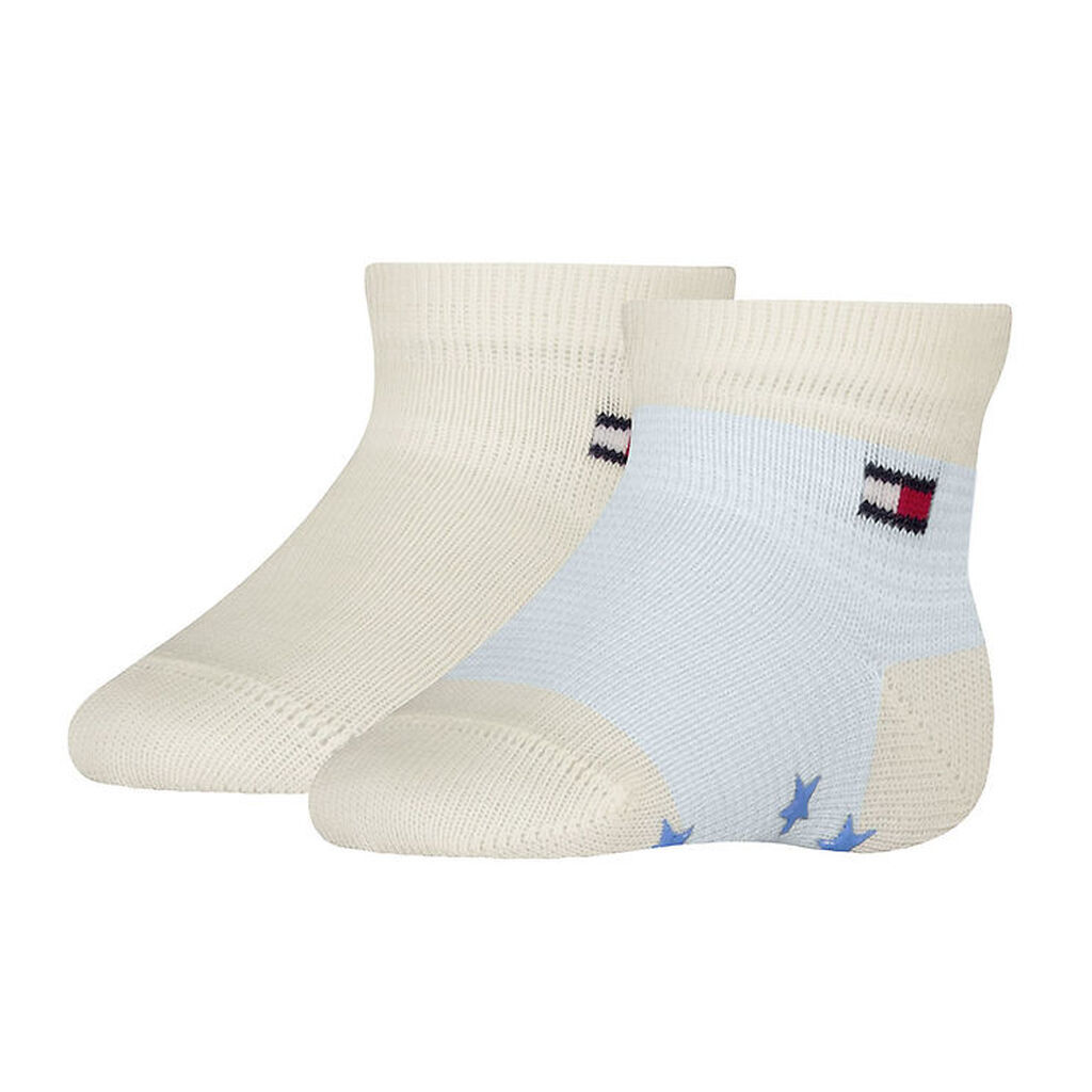 Tommy Hilfiger Strømper - 2-pak - Light Blue