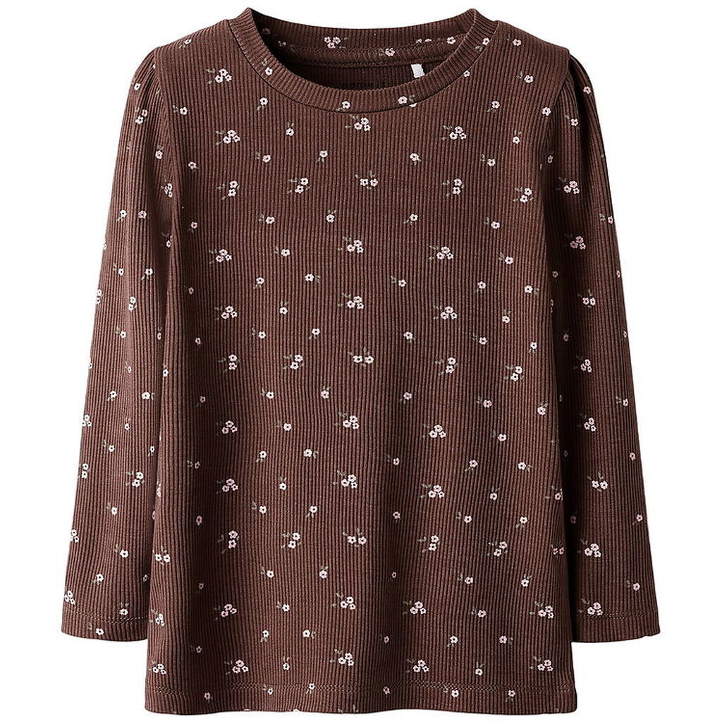 Name It Bluse - Rib - NmfSoho - Peppercorn