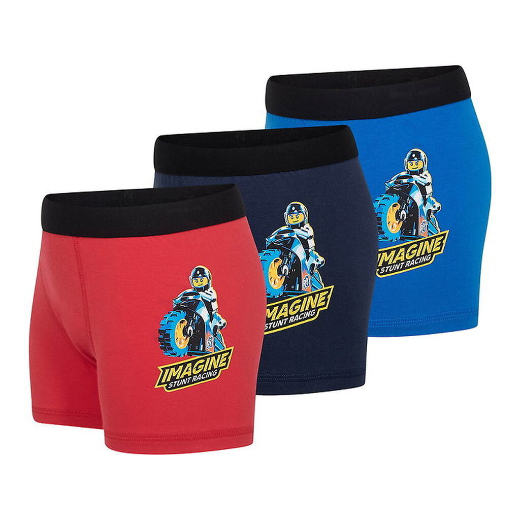 LEGOÂ® Wear City Boxershorts - 3-pak - LwaGan - Blå/Rød