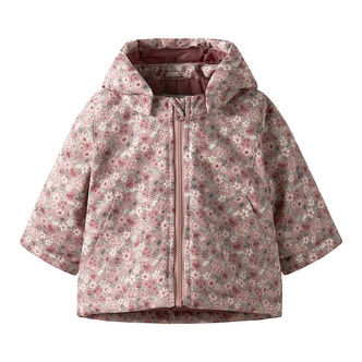 Name Vinterjakke - NbfMaxi - Woodrose/FLOWER