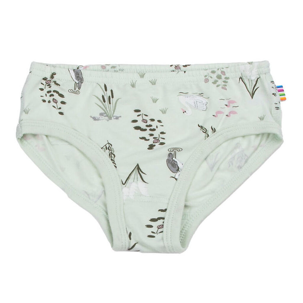 Joha Trusser - Viskose/Bambus - Mynte m. Svane