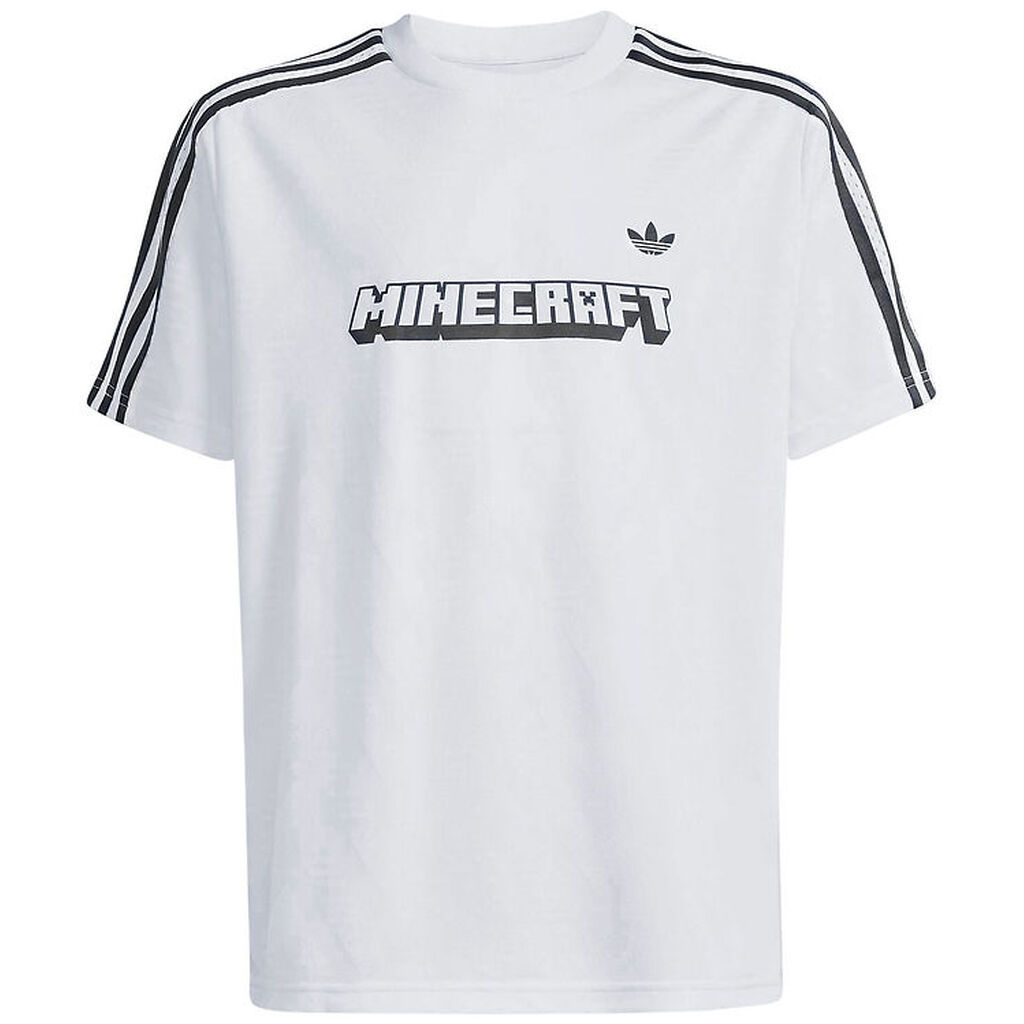 adidas Originals T-shirt - Loose - Minecraft - Hvid/Sort