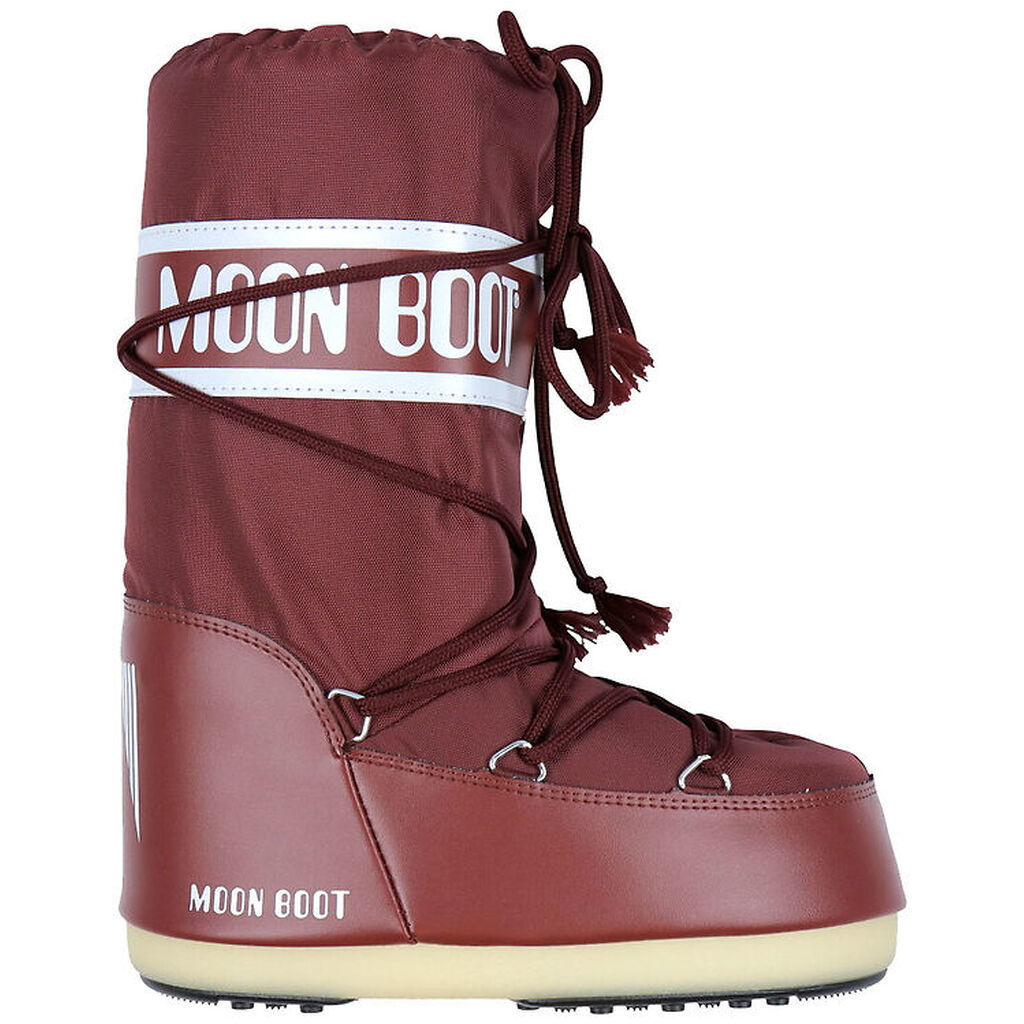 Moon Boot Vinterstøvler - Icon Nylon - Burgundy