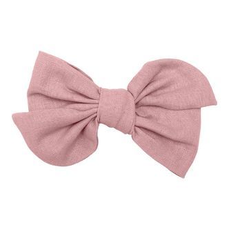 Little Wonders Hårspænde m. Sløjfe - Kaja - 8 cm - Dusty Rose