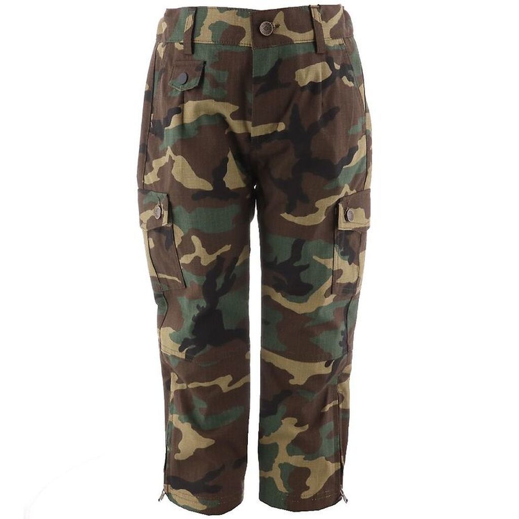 Dolce & Gabbana Bukser - Reborn To Live - Armygrøn Camouflage