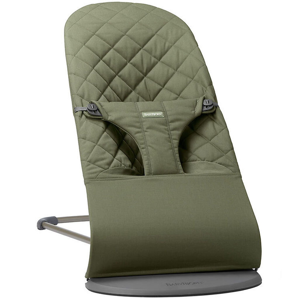 BabyBjörn Skråstol - Bliss - Classic Quiltet - Mørkegrøn