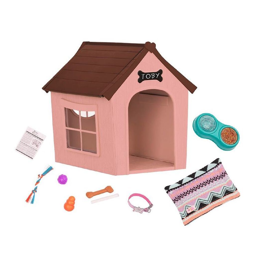 Our Generation Hundehus m. Tilbehør