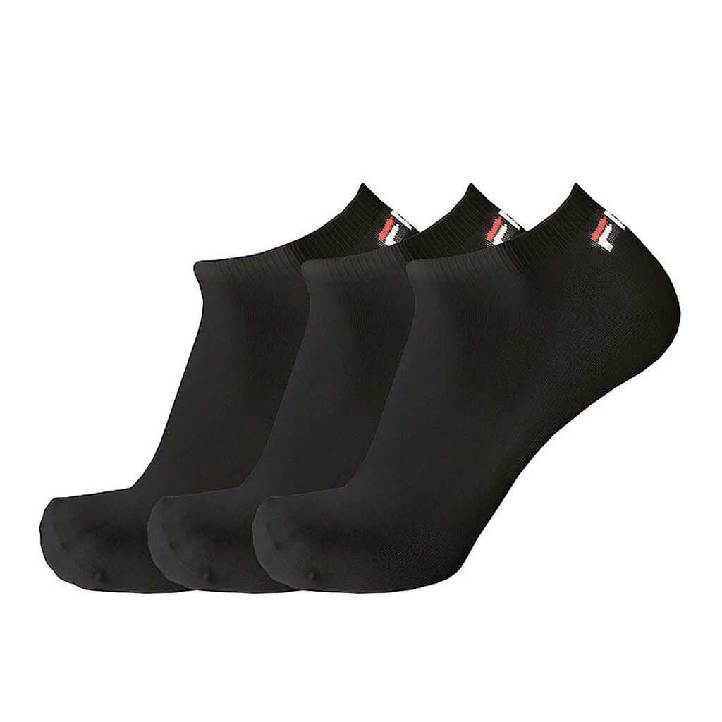 Fila Ankelstrømper - 3-pak - Sort