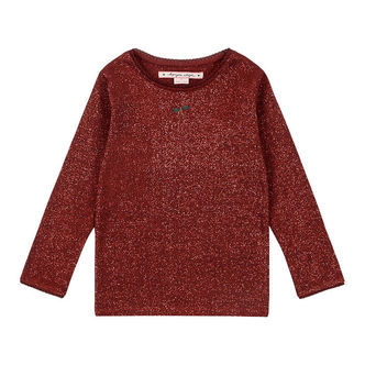 Konges Sløjd Bluse - Roli - Red Dahlia m. Glimmer