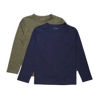 Minymo Bluse - 2-Pak - Dark Olive