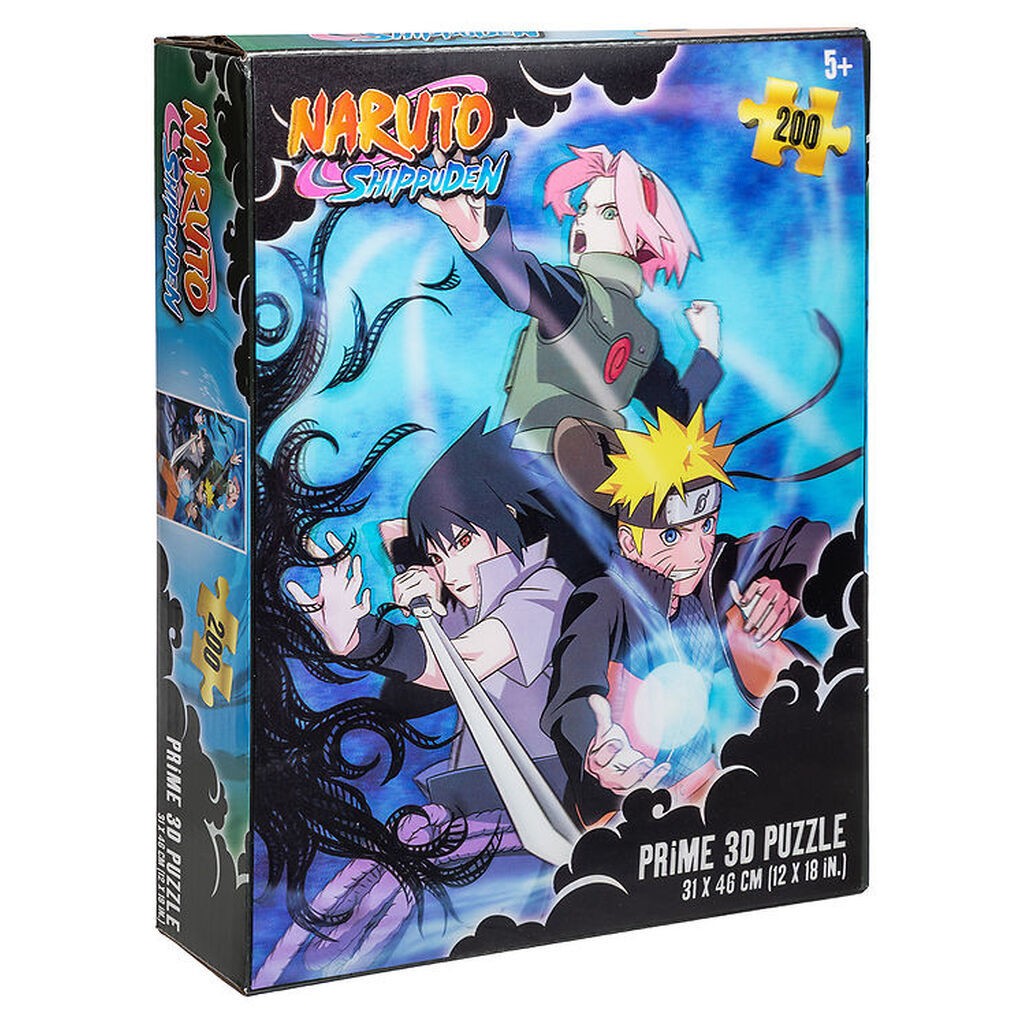 Prime 3D Puzzle Puslespil - 3D - 200 Brikker - Naruto Shippuden