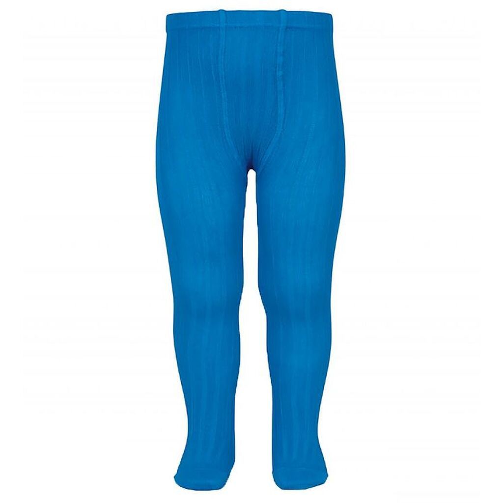 Condor Strømpebukser - Rib - Blå