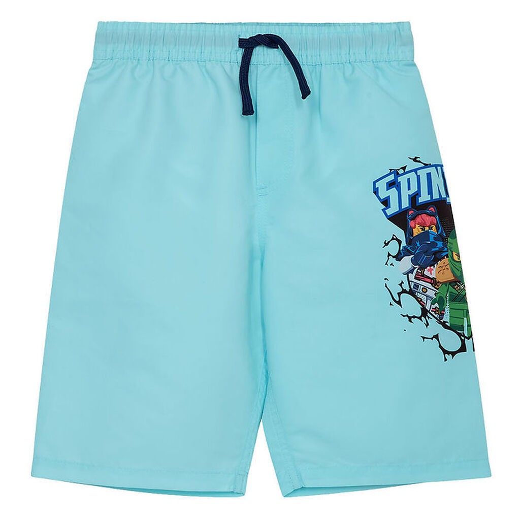 LEGOÂ® Ninjago Badeshorts - LwAgan 302 - UV40+ - Mint m. Print