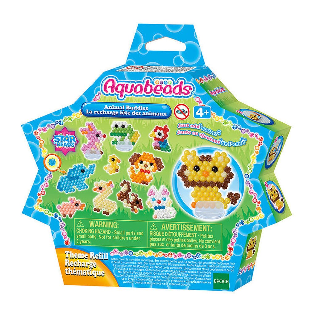 Aquabeads Perlesæt - Animal Buddies