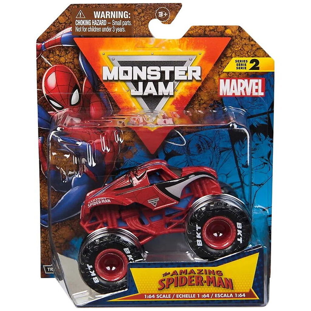Monster Jam Truck - 1:64 - Marvel - Spider Man
