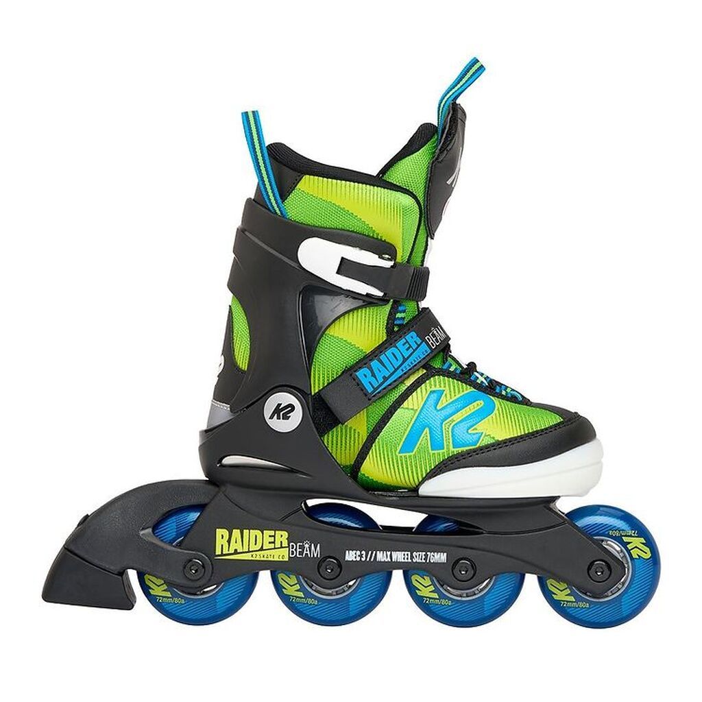 K2 Rulleskøjter - Raider Beam - Grøn/Sort - Inliner