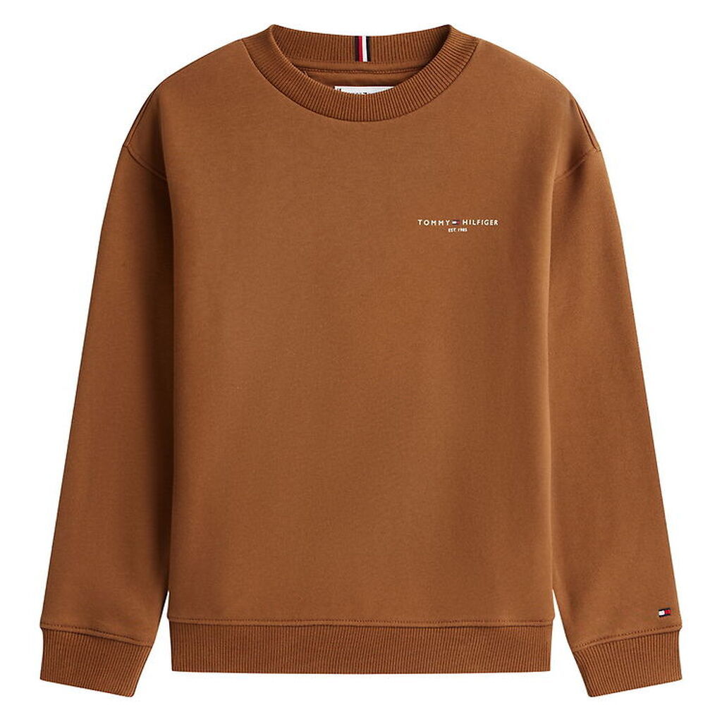 Tommy Hilfiger Sweatshirt - Mini Corp - Pecan Nutbrown